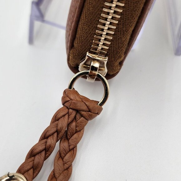 NEW! AUTHENTIC GUCCI GG CALF LEATHER TASSEL LONG WALLET IN WHISKY BROWN - Picture 5 of 13